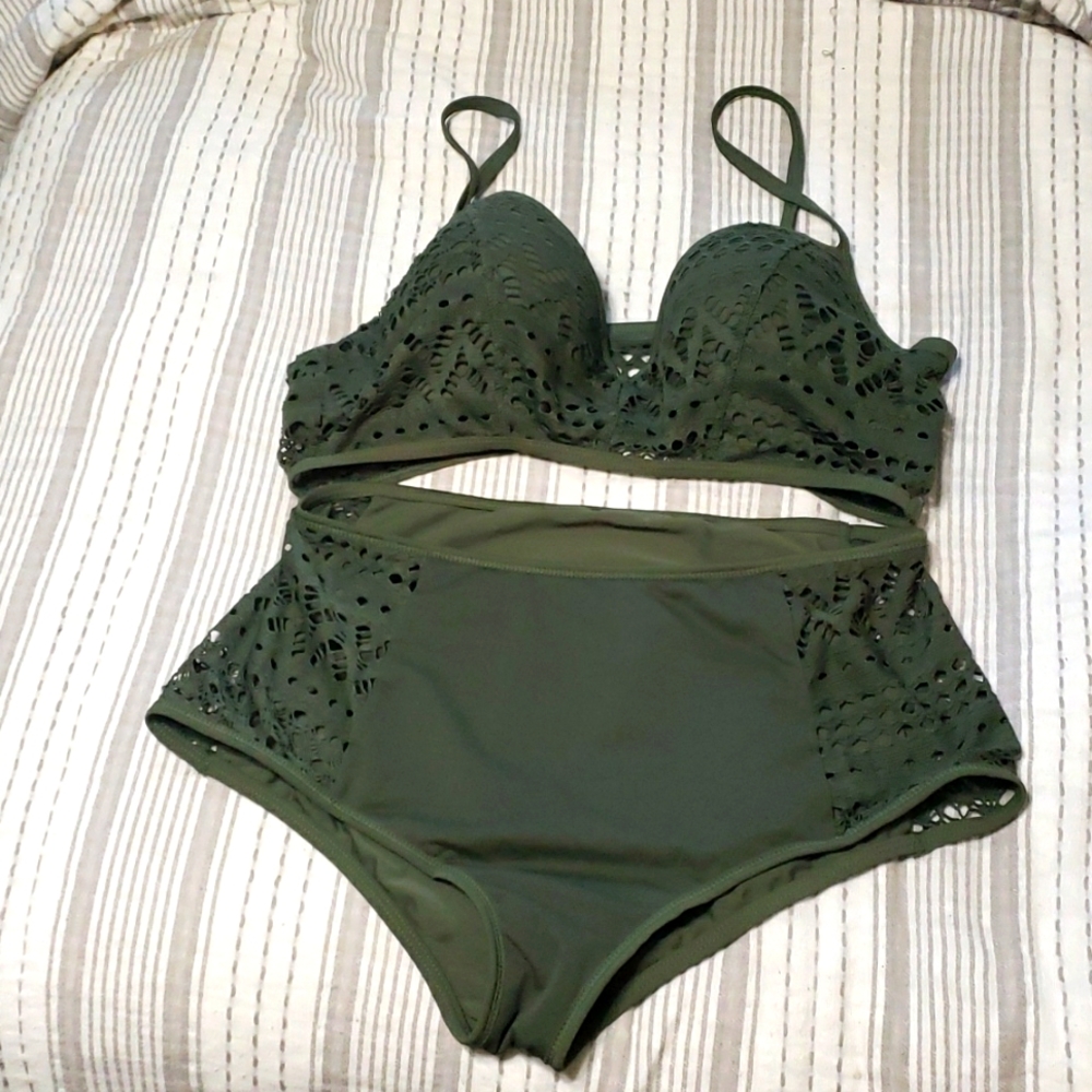 Khaki Green Bikini